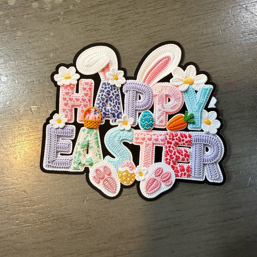 Happy Easter car stock car‎ freshie air freshener
